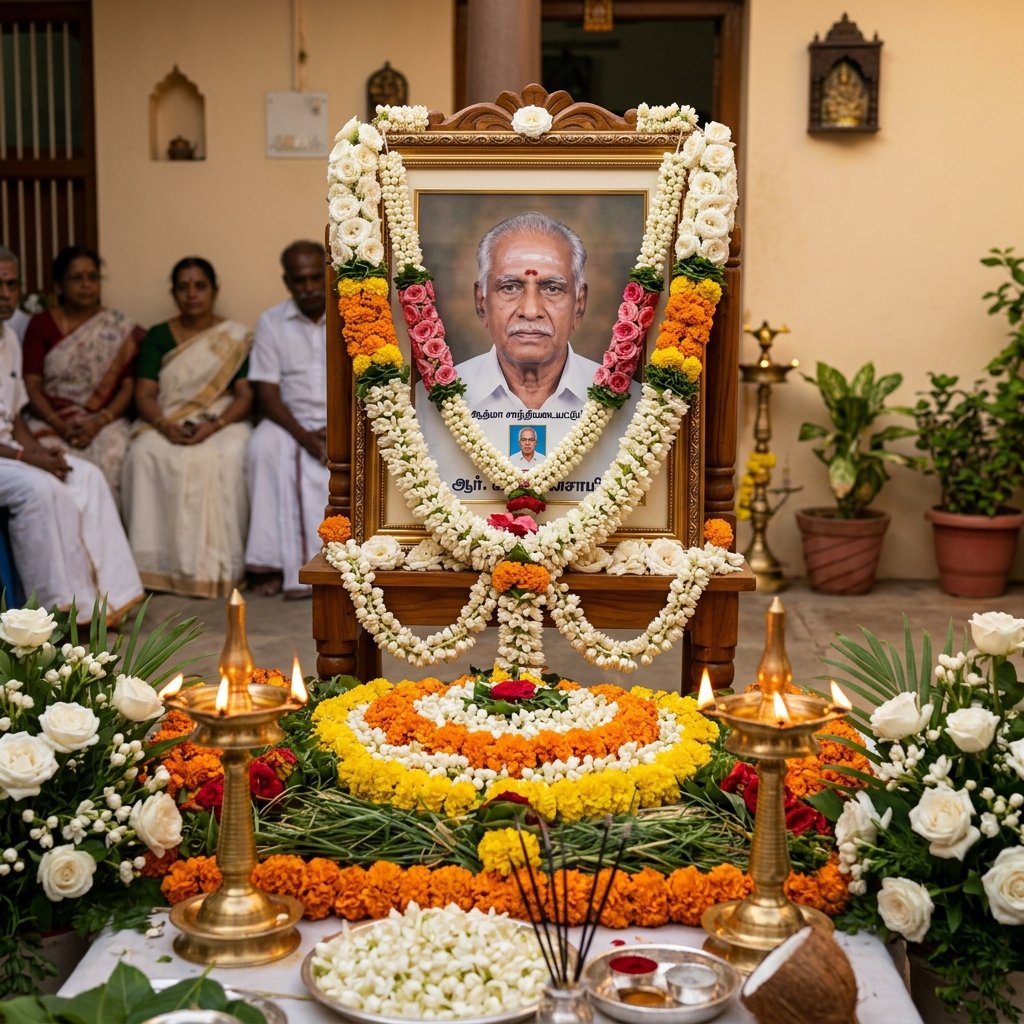 4. Funeral Flowers Decoration Coimbatore
